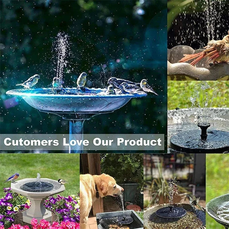 GardenGlow: Solar-Powered Floating Fountain for Bird Baths