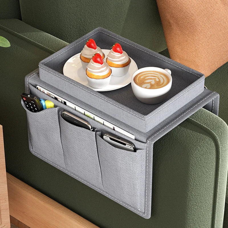 SofaCaddy: Armrest Organizer & Storage Tray
