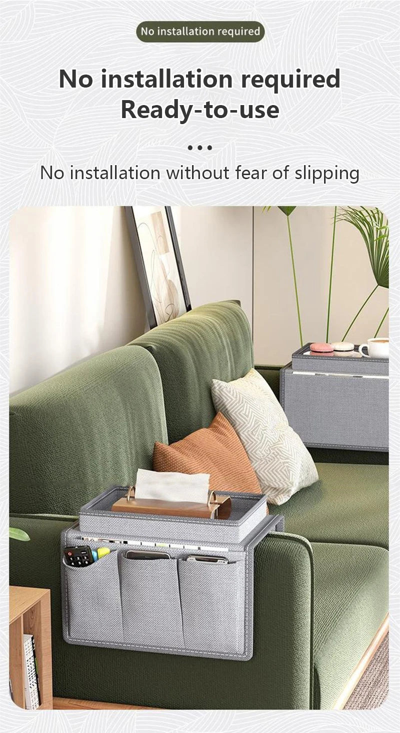 SofaCaddy: Armrest Organizer & Storage Tray