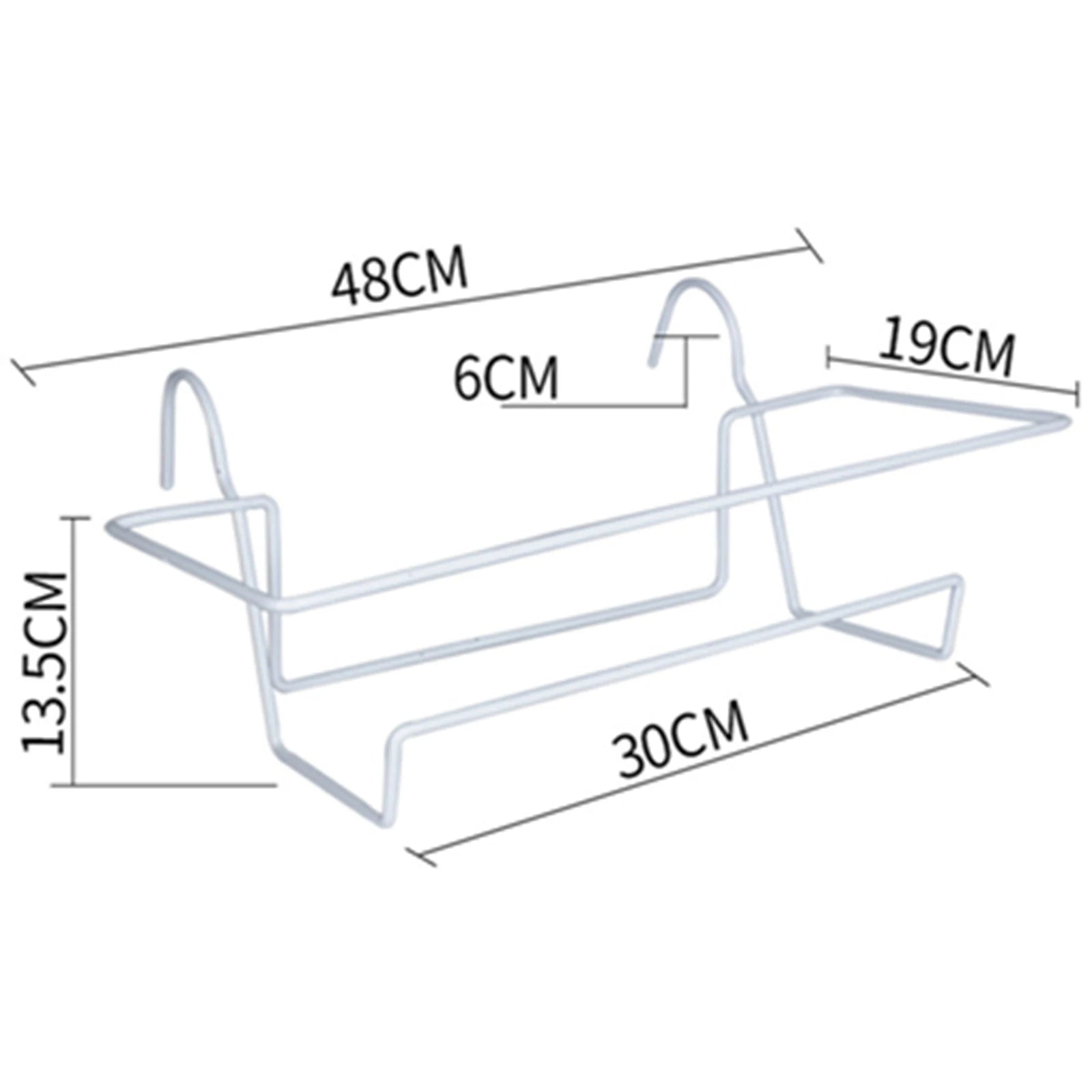 Hanging Balcony & Fence Planter Box