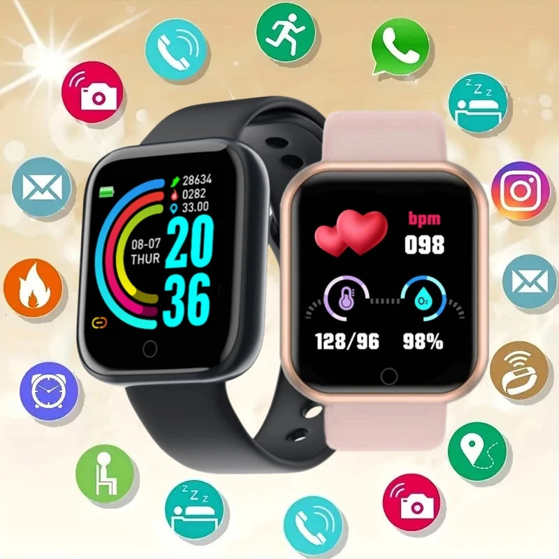 Y68 Smartwatch Fitness Monitor
