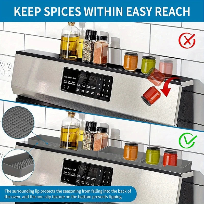 Stove Top Magnetic Shelf