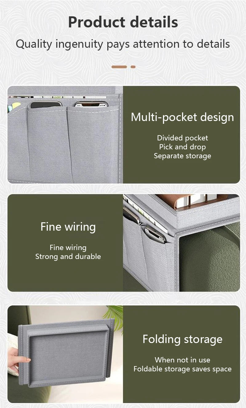 SofaCaddy: Armrest Organizer & Storage Tray