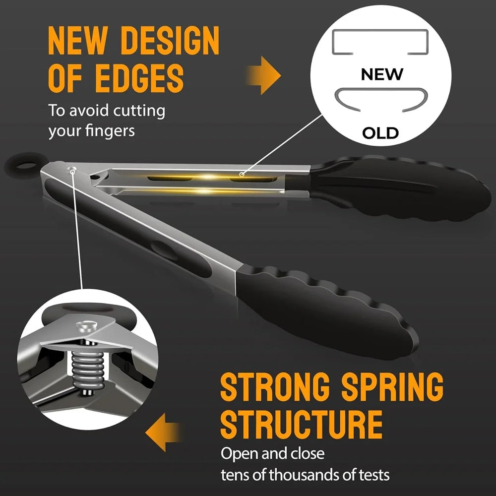 Silicone BBQ Grilling Tong