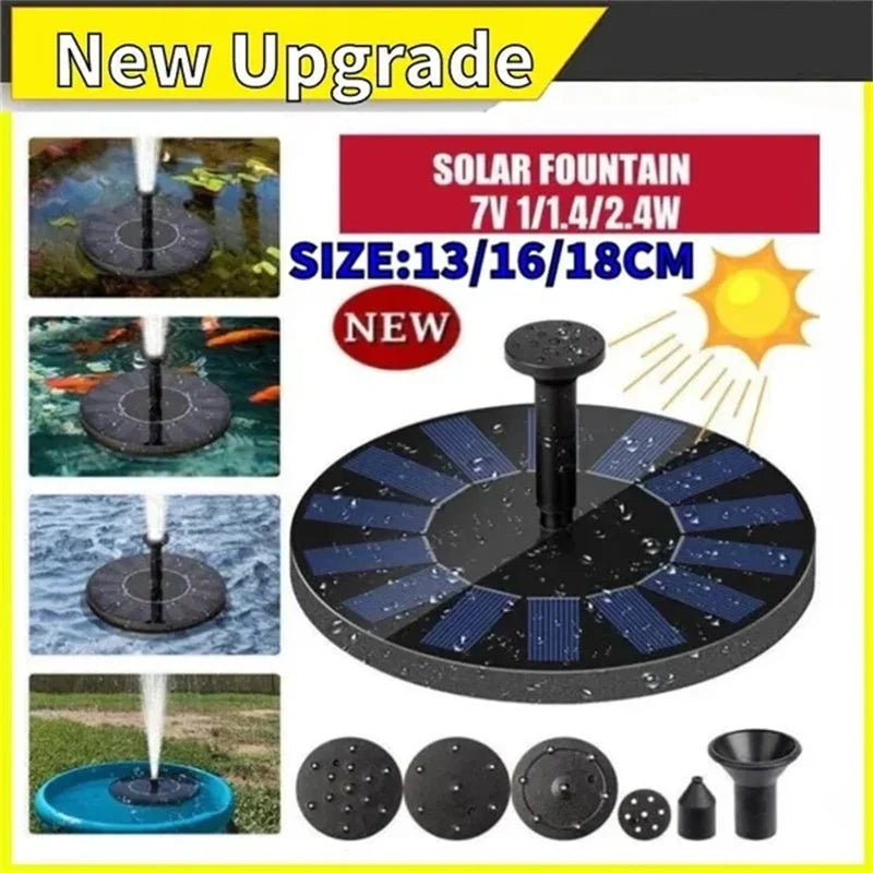 GardenGlow: Solar-Powered Floating Fountain for Bird Baths
